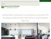 Tablet Screenshot of andrewmarkconstruction.com